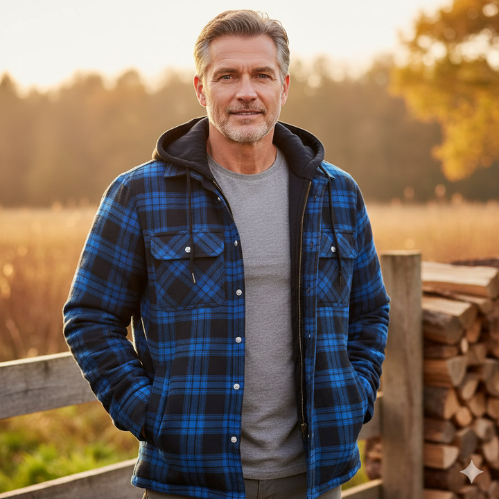 Jack – Warm Men's Coat Made of Premium Wool Blend