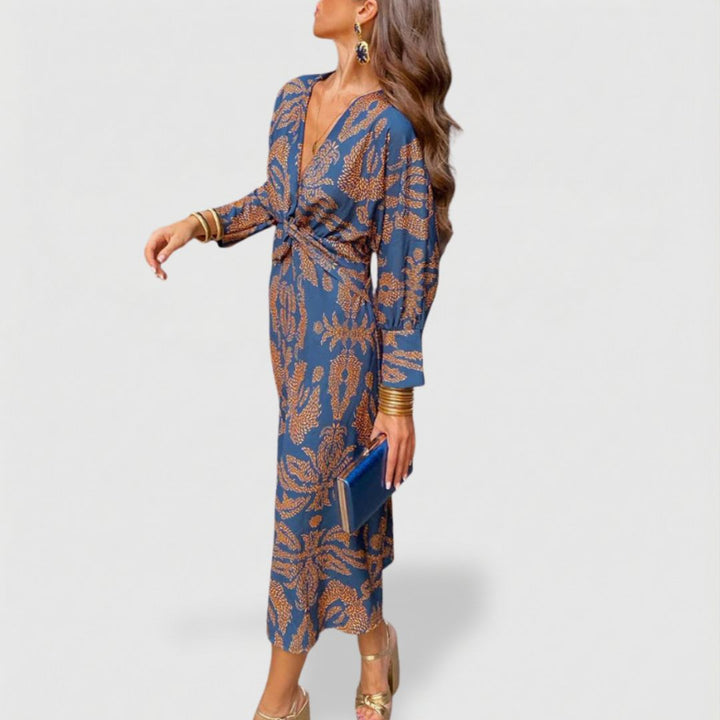Aubrey | Women’s Wedding Guest A-Line Maxi Dress