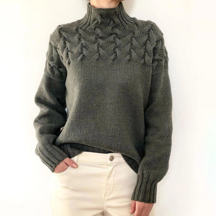 Hailey | Cozy Turtleneck Knit Sweater