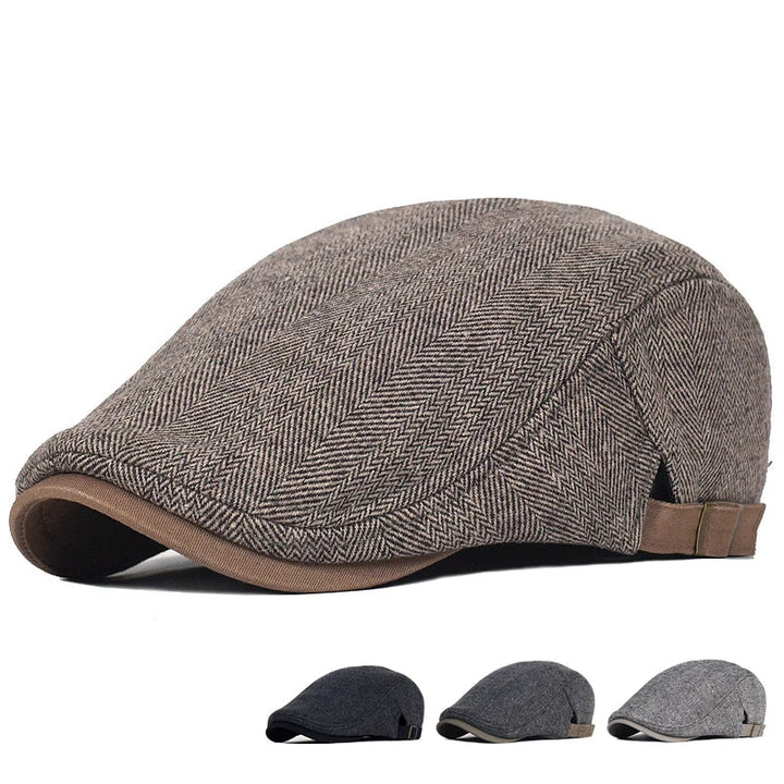 Modern Men's Herringbone Cap