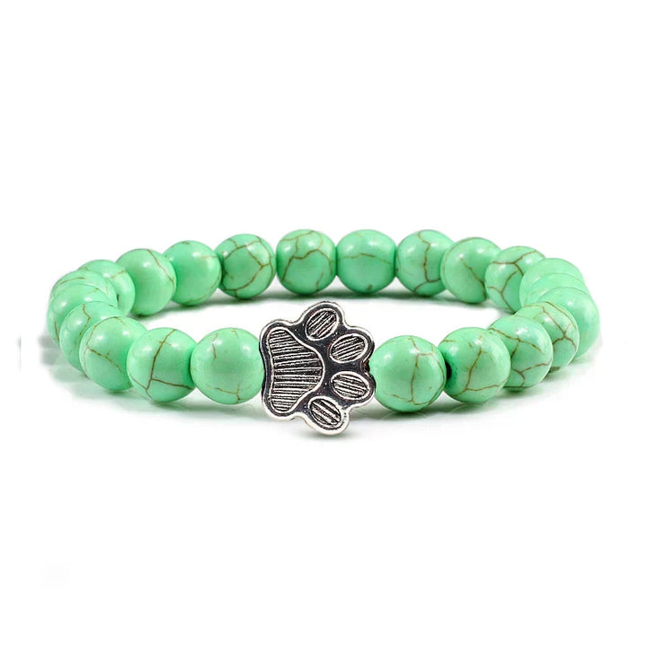 Bracelet with beaded paws