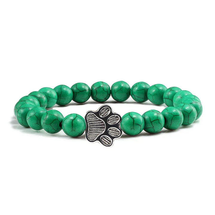 Bracelet with beaded paws