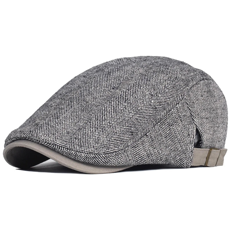 Modern Men's Herringbone Cap
