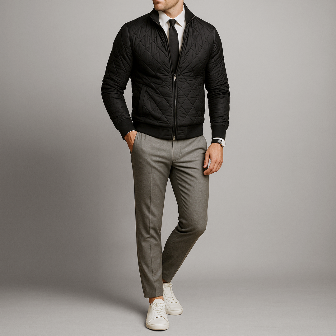 Harrison | Quilted City Cardigan
