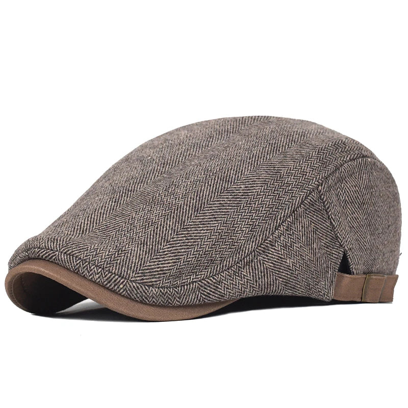 Modern Men's Herringbone Cap