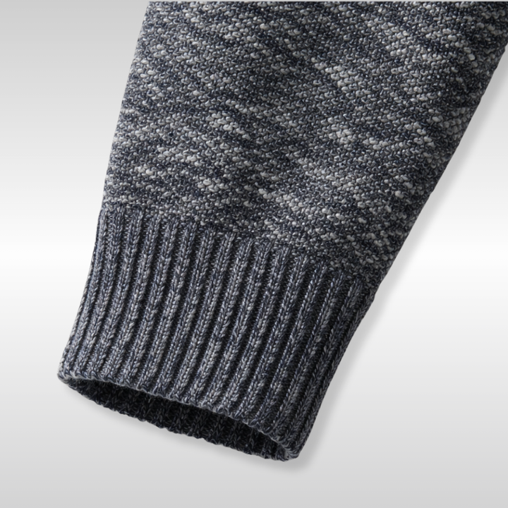 HENLEY ZIP KNIT CARDIGAN | REFINED WARMTH WITH A CLEAN EDGE