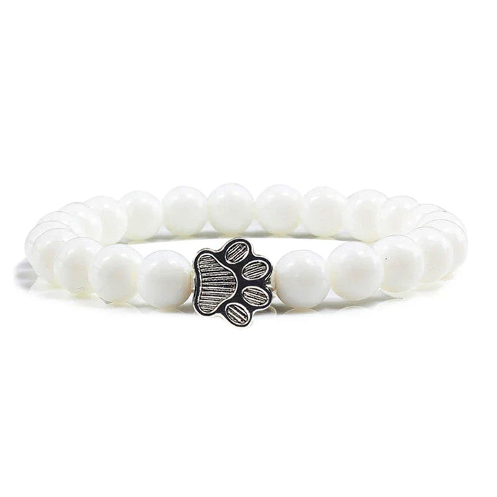 Bracelet with beaded paws