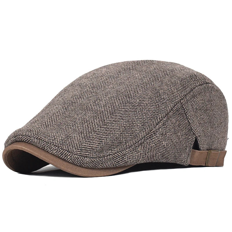 Modern Men's Herringbone Cap