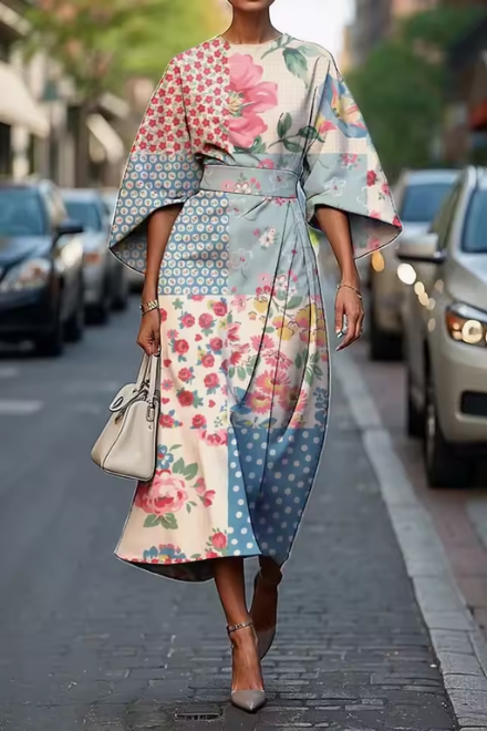 DIMI | ELEGANT FLORAL DRESS