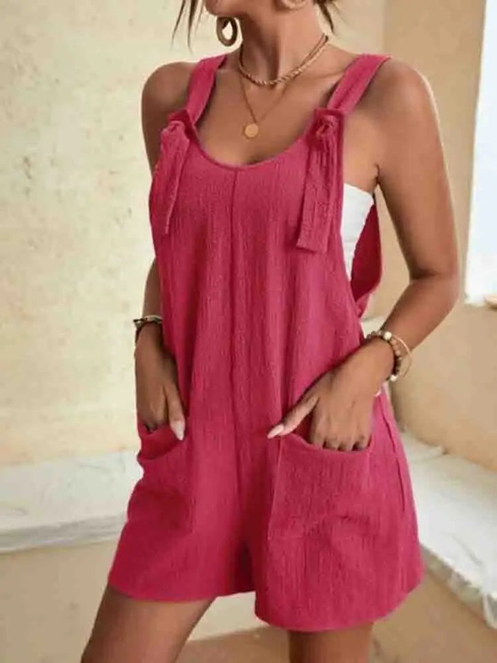 Tina | Lightweight Linen Summer Romper