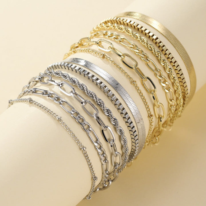 Ellis Renner Bracelet Set | White Gold