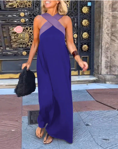Dress with Crossed Cut