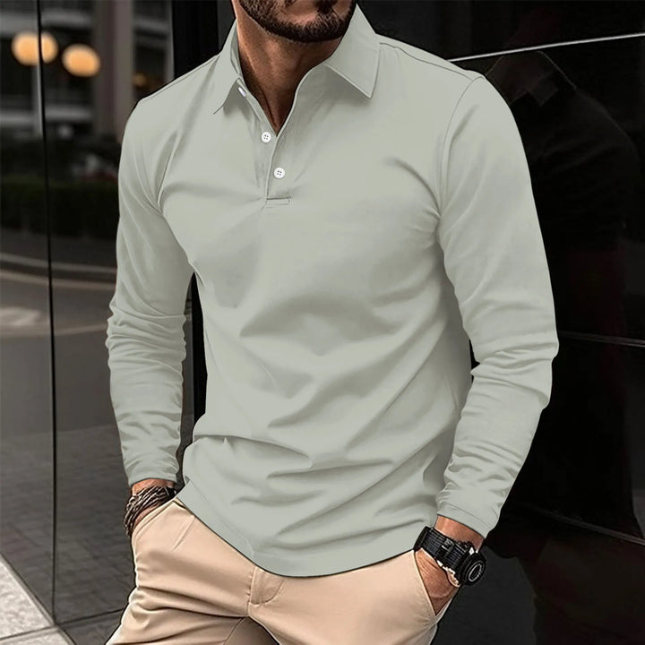 Dion™ | Casual Long-Sleeved Polo