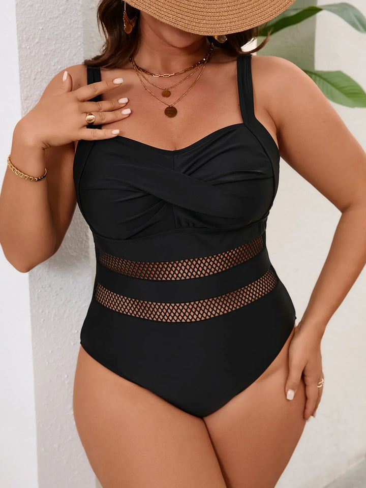 Sophia | Midnight Elegance One-Piece Swimsuit