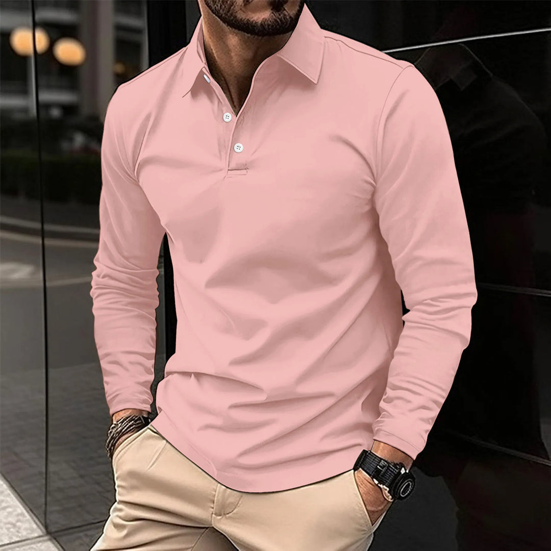 Dion™ | Casual Long-Sleeved Polo