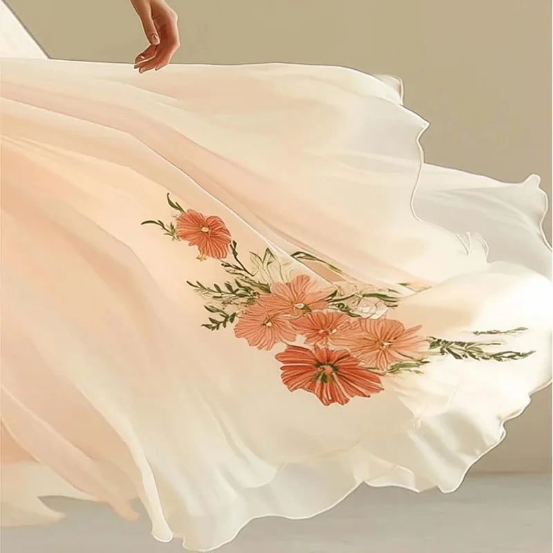 Amelia | Elegant High Waist V-Neck Party Dress