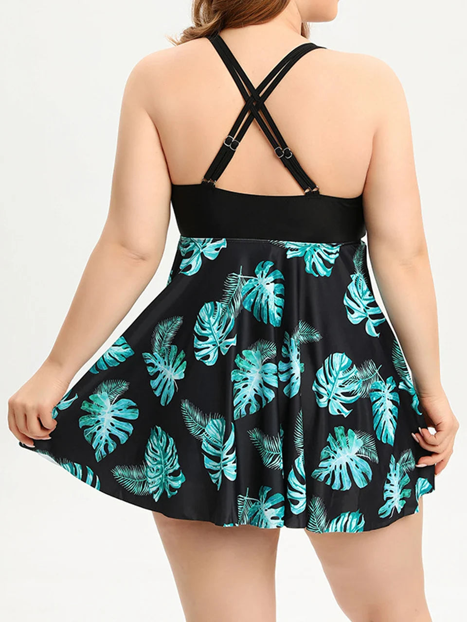 Madison | Plus Size Coastal Breeze Tankini Set