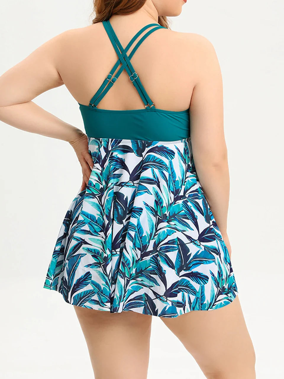 Madison | Plus Size Coastal Breeze Tankini Set
