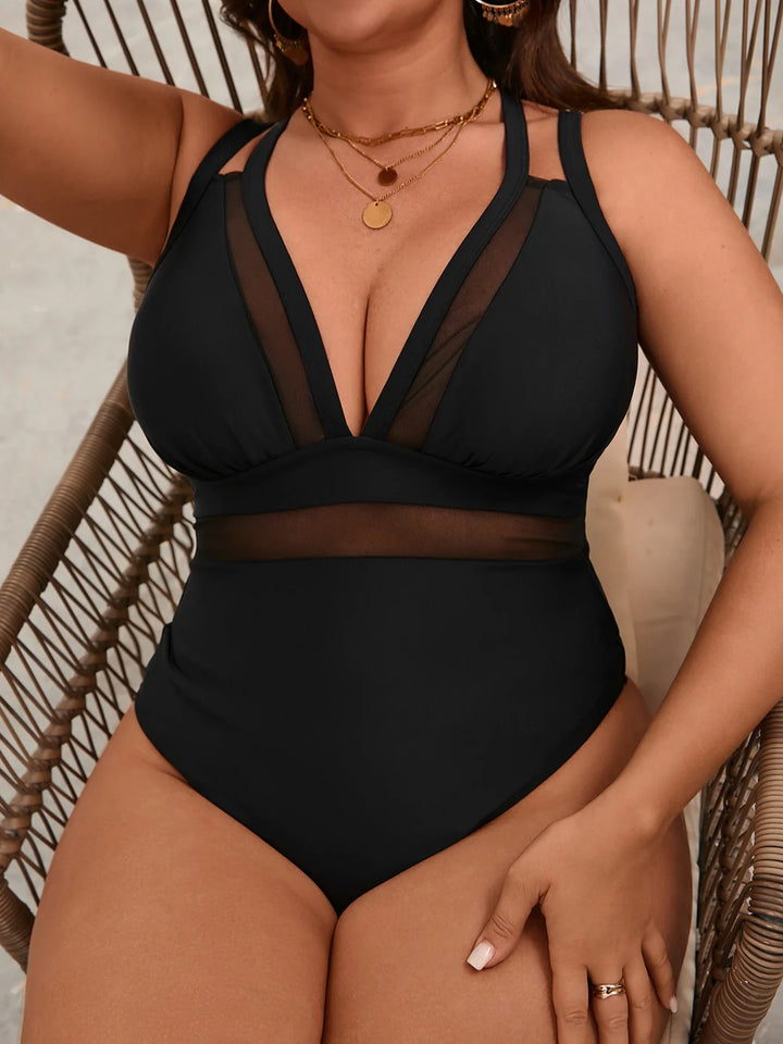 Sophia | Midnight Elegance One-Piece Swimsuit