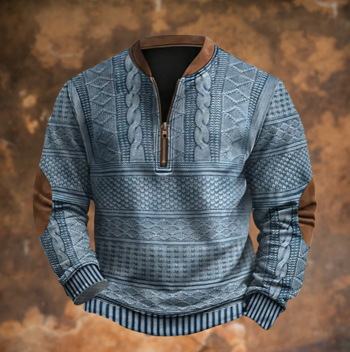 Dimitri™ | Retro Zip-Up Sweater