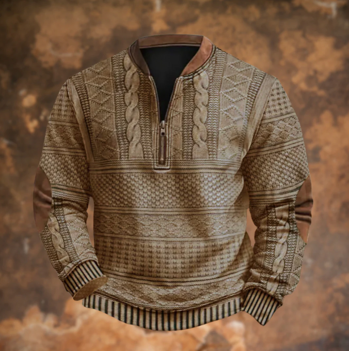 Dimitri™ | Retro Zip-Up Sweater