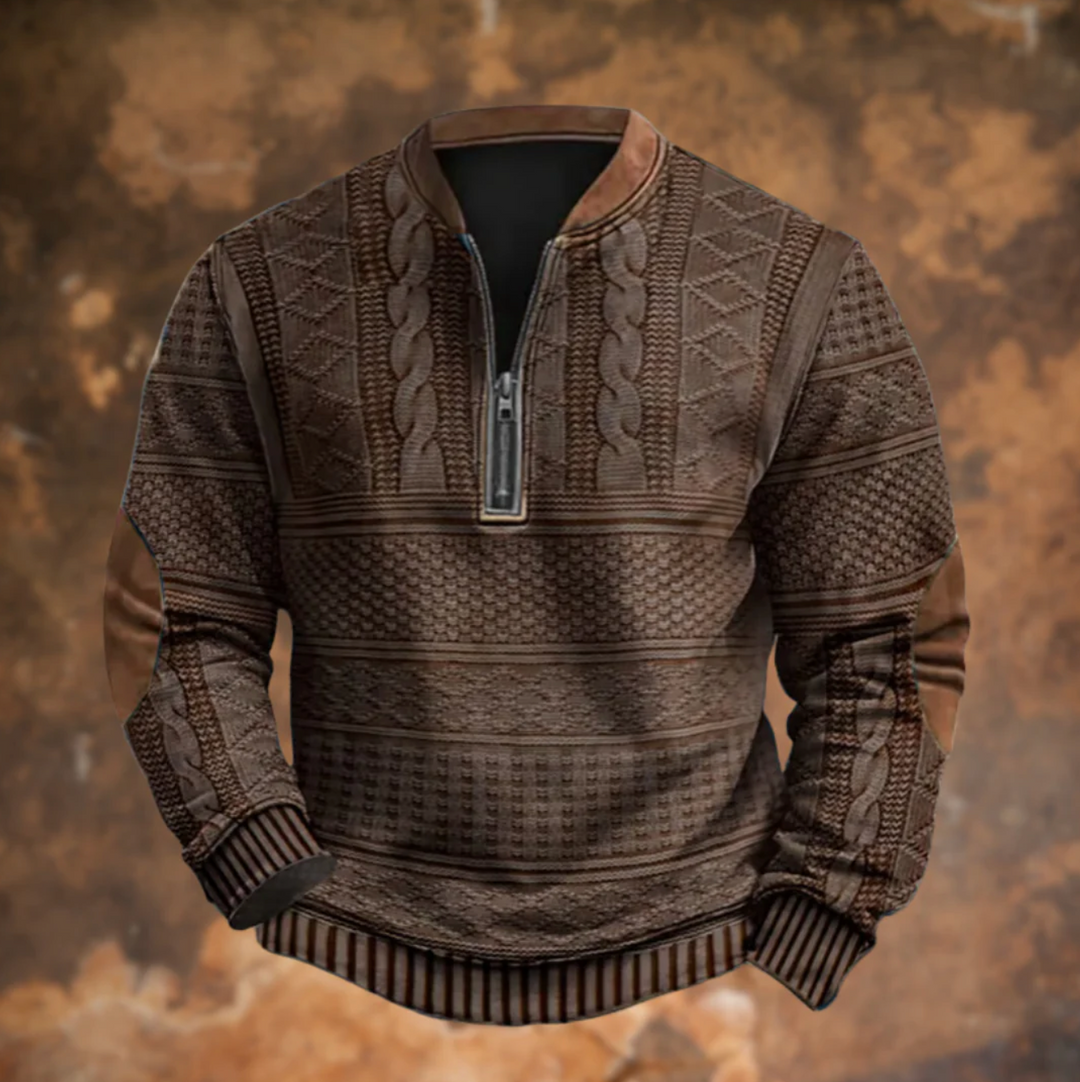 Dimitri™ | Retro Zip-Up Sweater