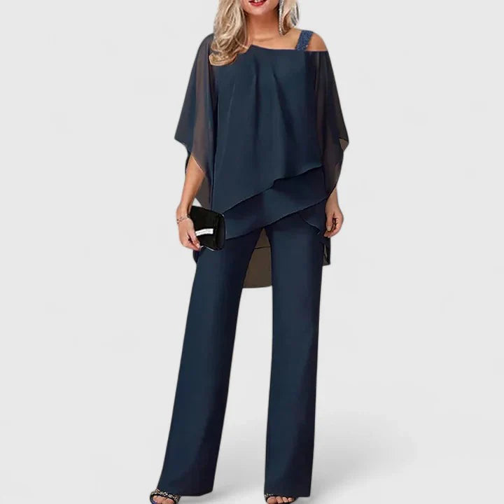 Serenity | Elegant Two-Piece Pant Set