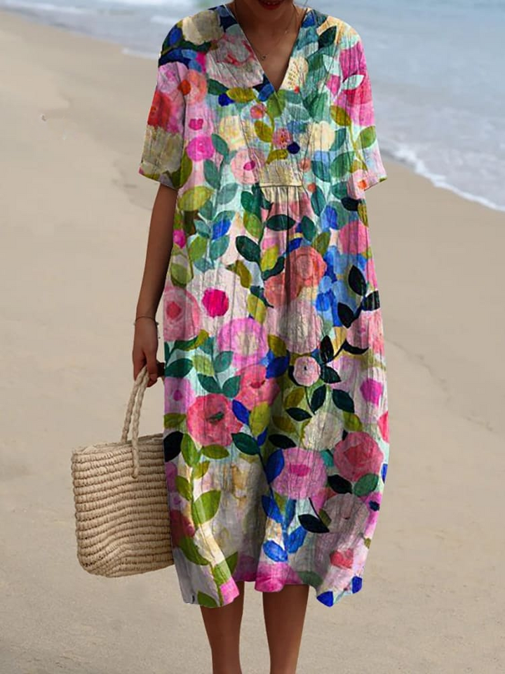 Quirine™ | Printed Summer Breeze Dress