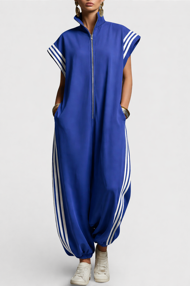 Bella | Zip Neck Jumpsuit