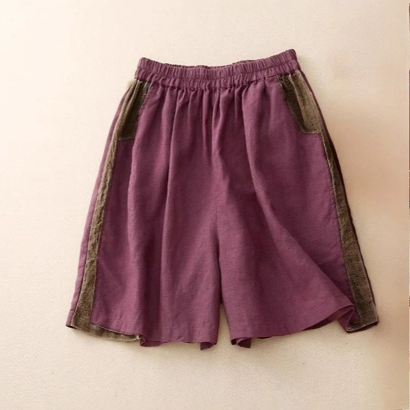 AMELIA LINEN SHORTS
