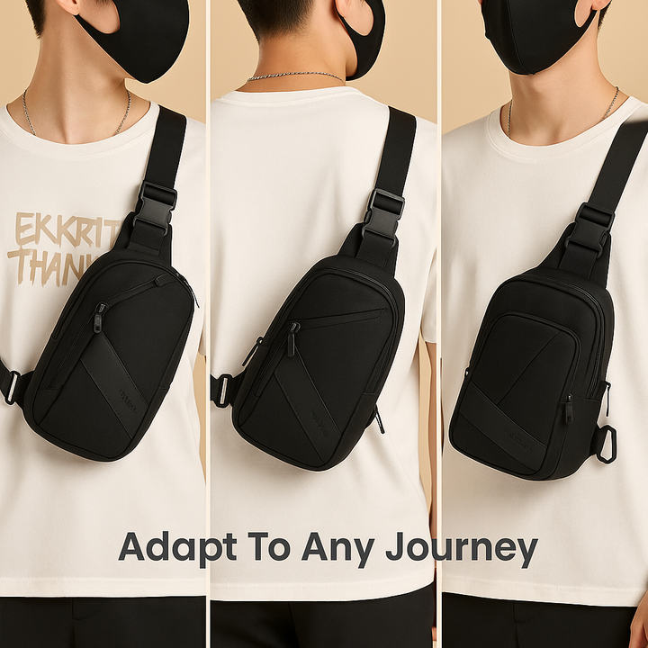 Anti-theft charging chest bag for men | Noah