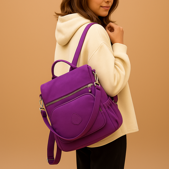 Anti-theft crossbody backpack for women | Elena