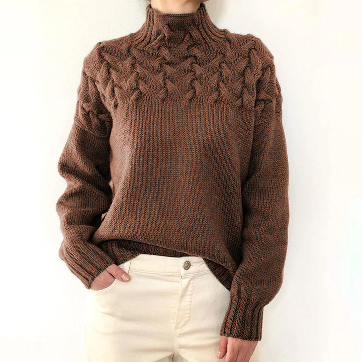 Hailey | Cozy Turtleneck Knit Sweater