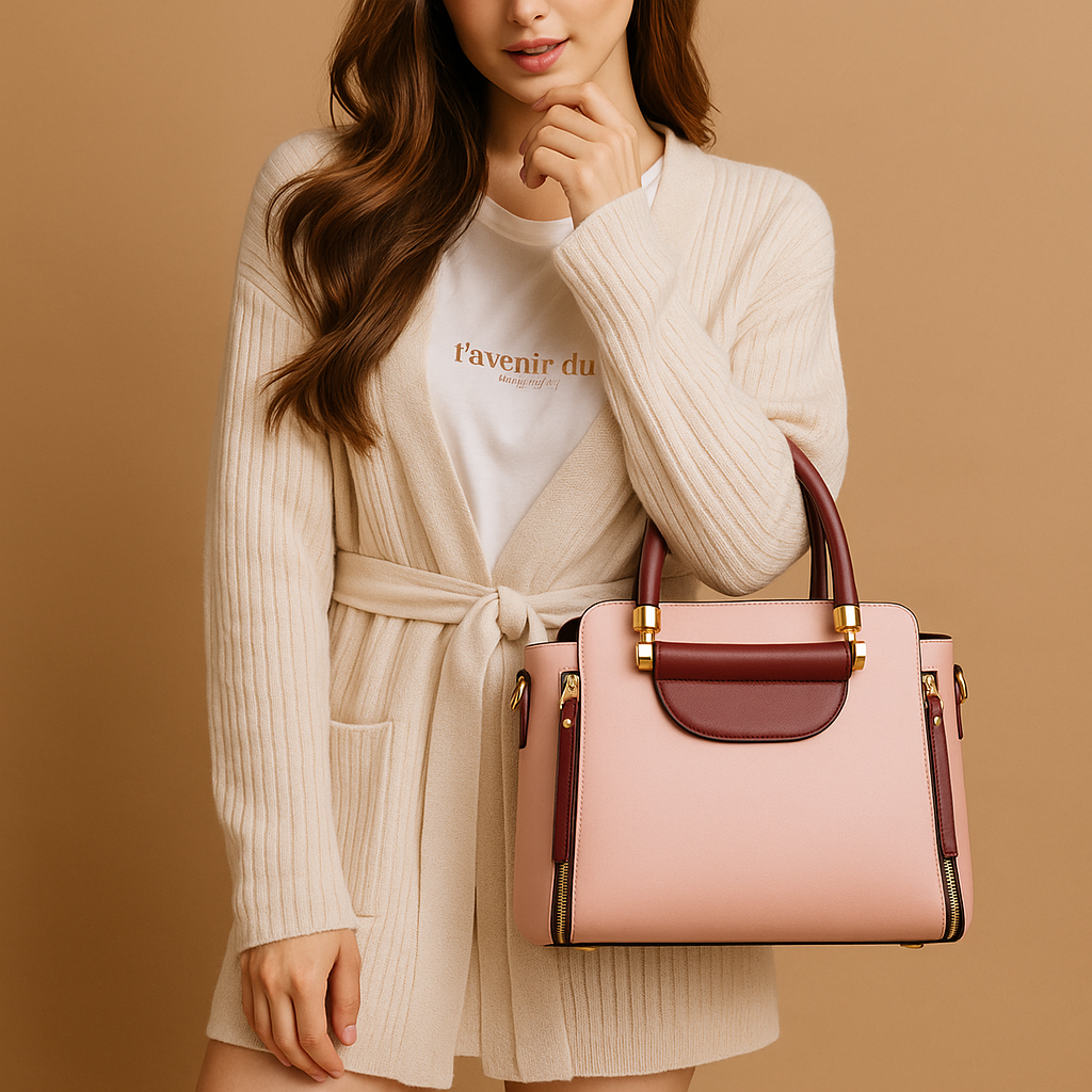 Contrast waterproof crossbody bag | Sophie