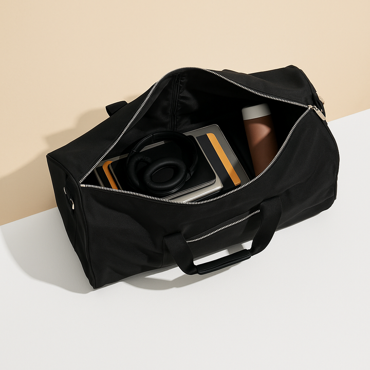 Convertible suit and duffle bag | Marcus