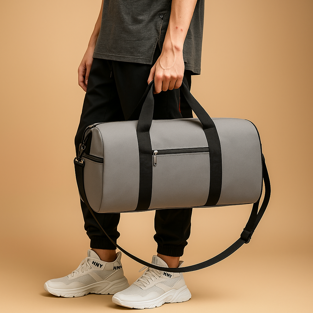 Convertible suit and duffle bag | Marcus