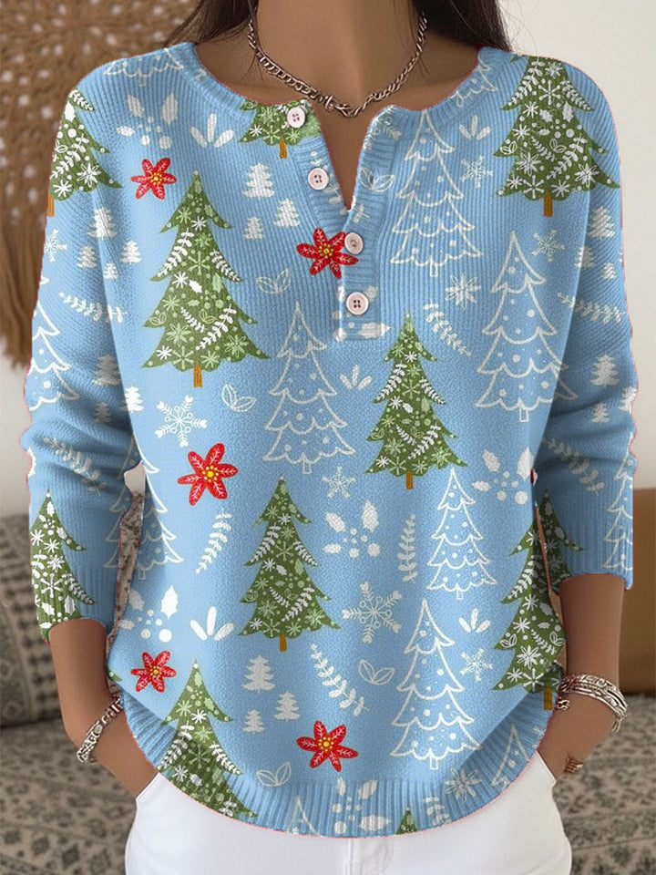 Molly | Christmas Sweater with Buttons