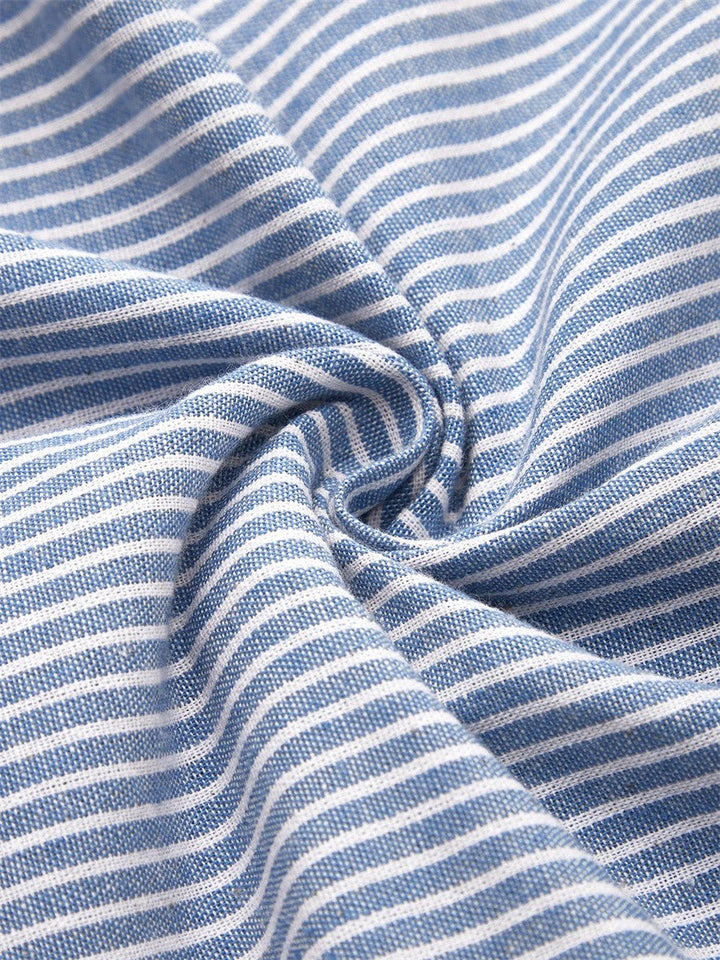 Brenda | Striped Midi Dress – Effortless Comfort, Everyday Confidence