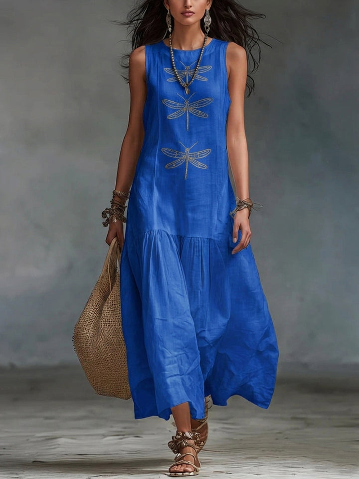 Amara - Elegant Sleeveless Maxi Dress