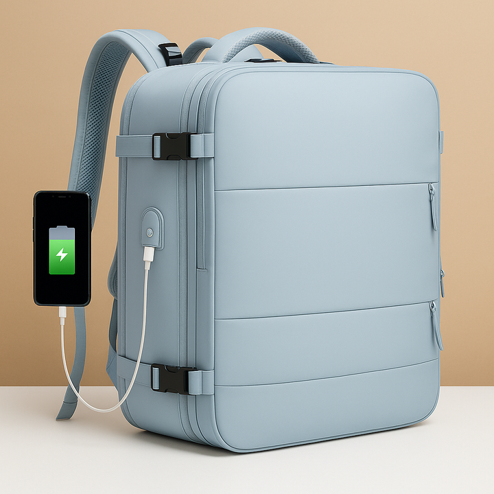 Expandable travel backpack for women | Sophia