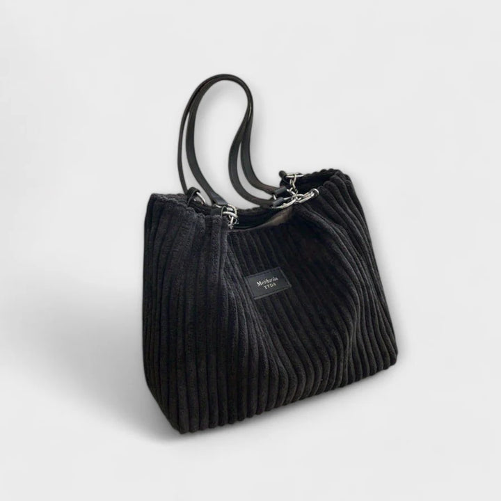 Olivia - Soft Cord Shoulder Bag