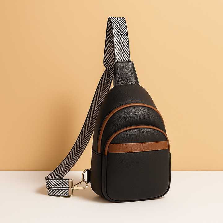 Faux leather crossbody sling bag with anti-theft pocket for women | Sophie