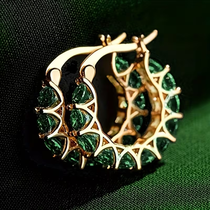 Regal Hoop Earrings
