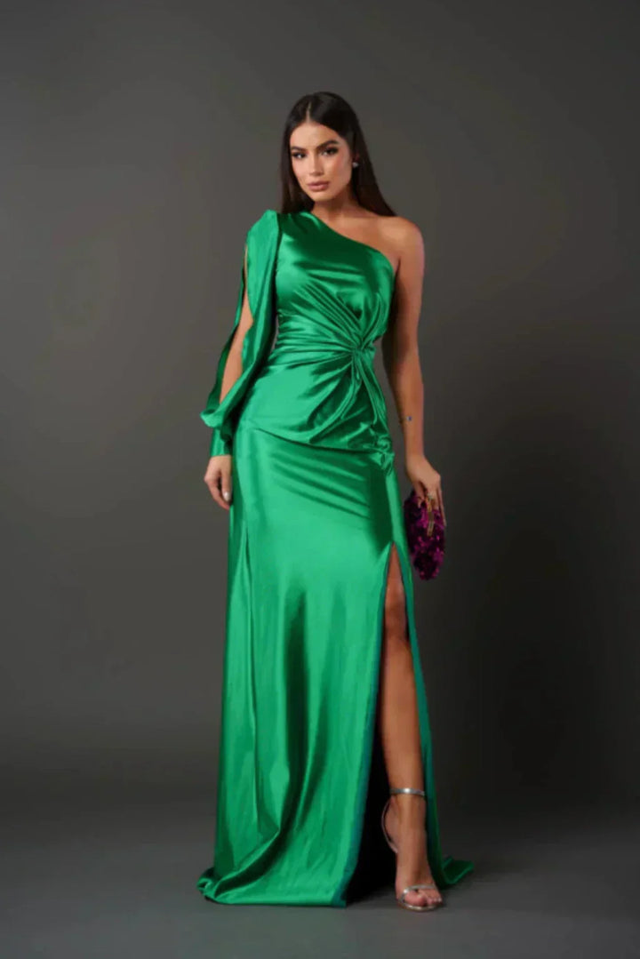 Estella™ - One-Sleeve Evening Dress