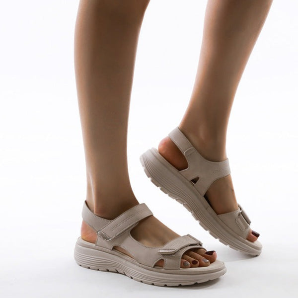 Maevis | Women's Open Toe Adjustable Strap Platform Sandal