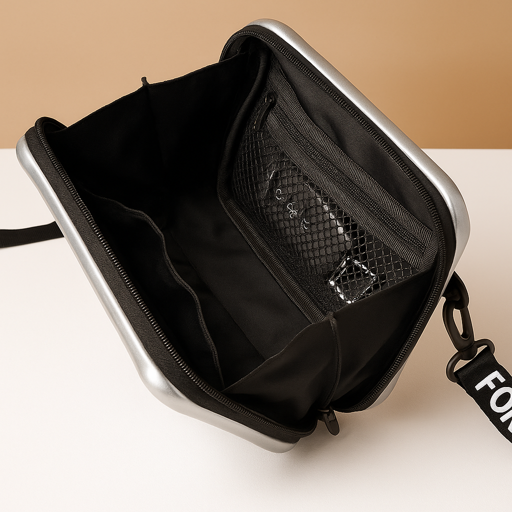 Mini suitcase crossbody bag | Harper