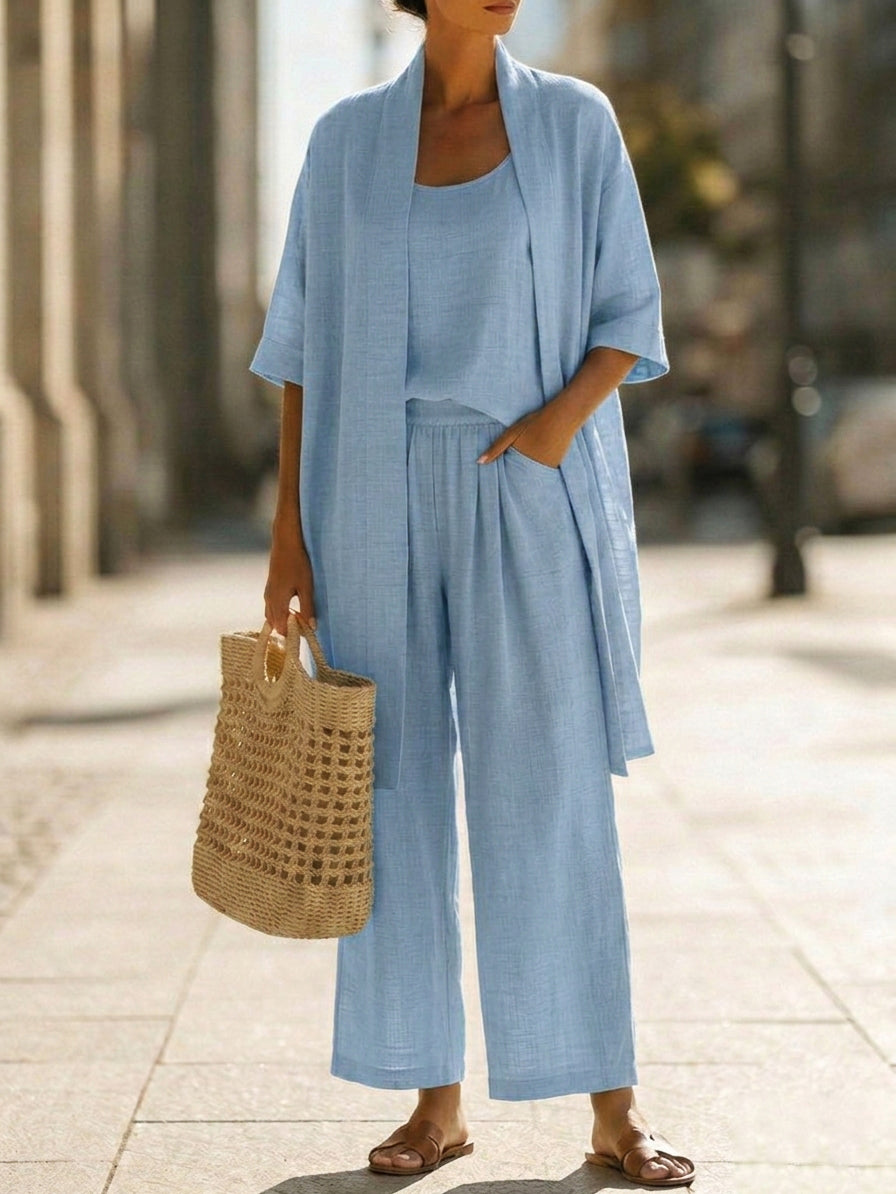 Hazel | Lightweight Linen Set