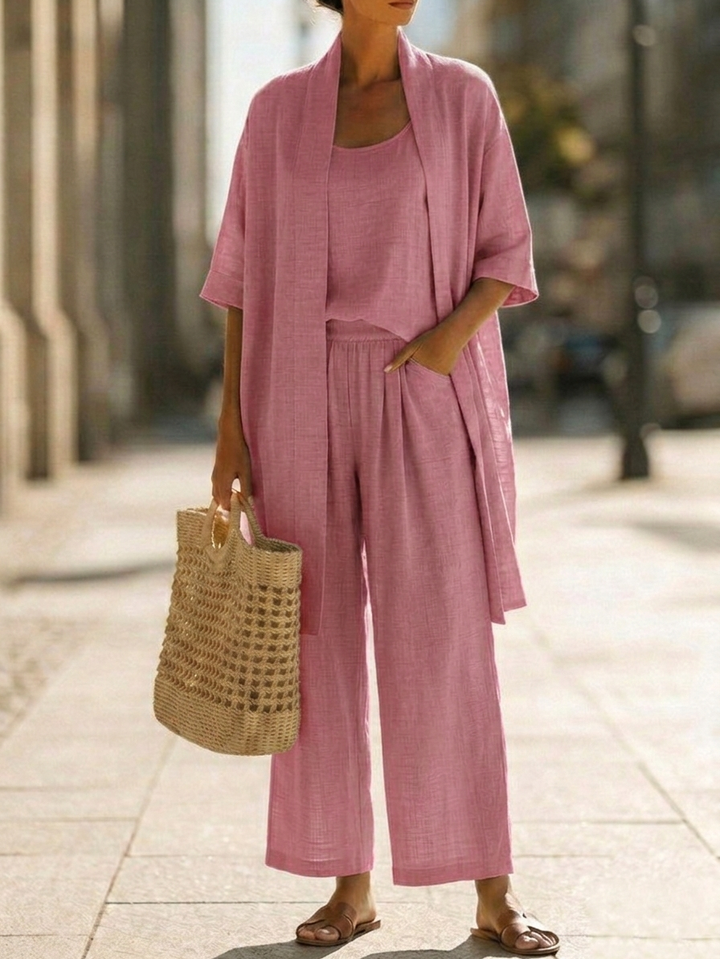 Hazel | Lightweight Linen Set