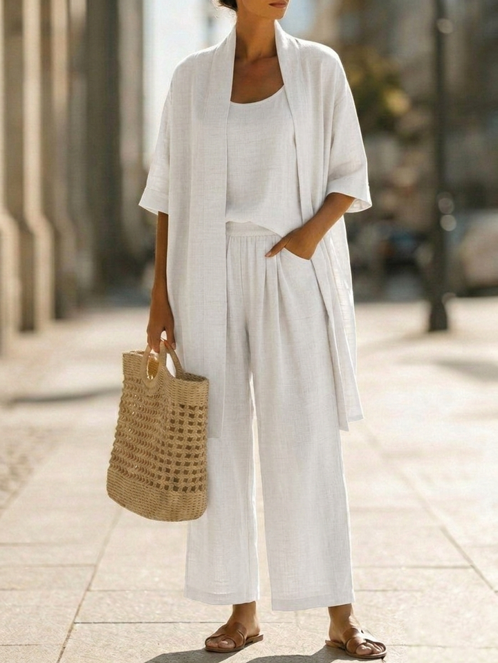 Hazel | Lightweight Linen Set