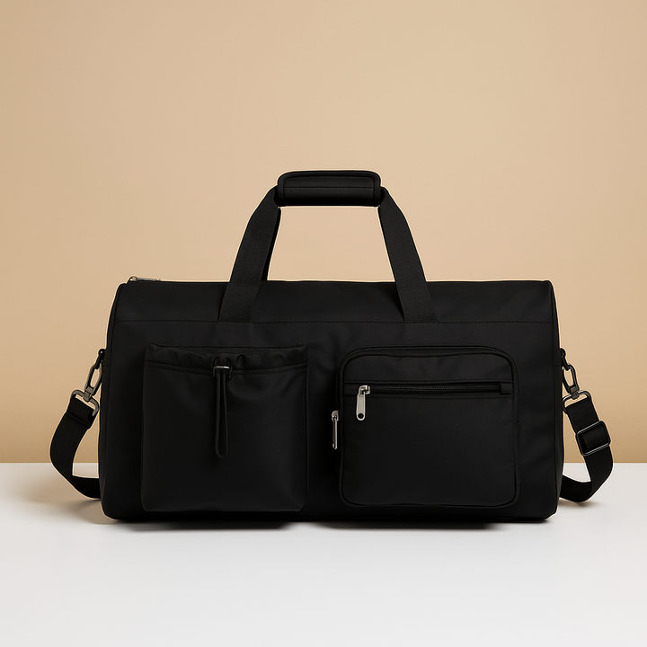 Oxford garment duffle bag with shoe compartment | Nathan